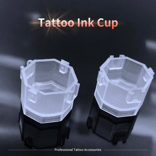 200PCS Clear Tattoo Ink Cups