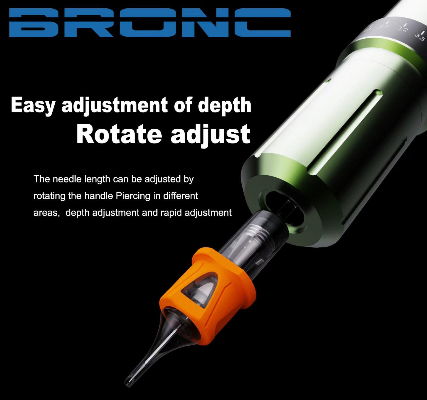 2023 BRONC Adjustable Wireless Pen V12 CE