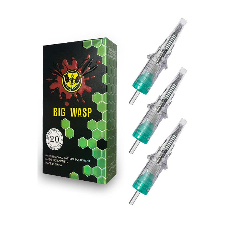Big Wasp Premium Transparent Tattoo Needles Cartridges-Magnums