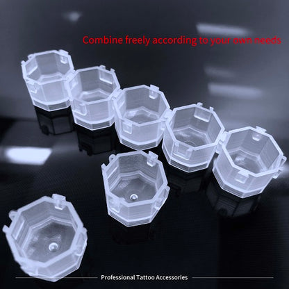 200PCS Clear Tattoo Ink Cups